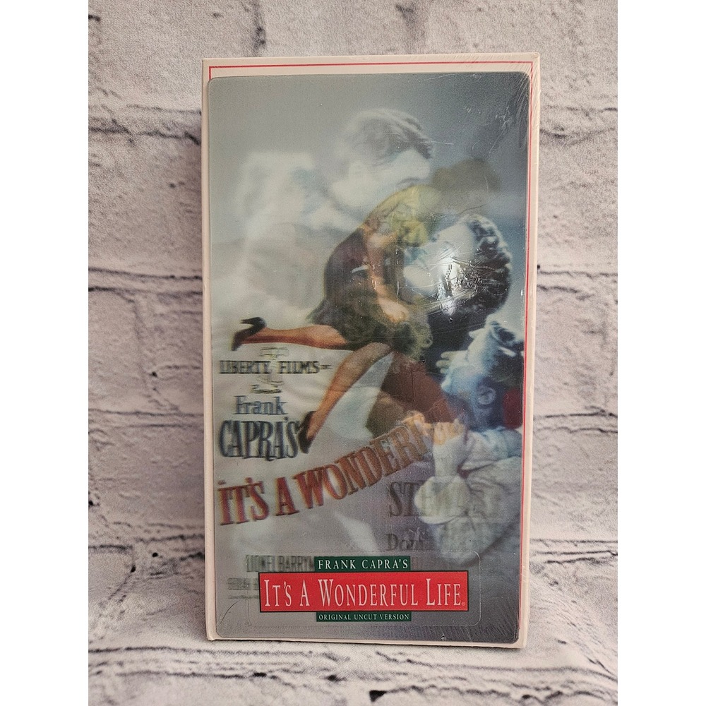 Republic Pictures It's A Wonderful Life VHS New B&W Uncut Frank Capra 1993